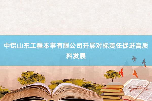 中铝山东工程本事有限公司开展对标责任促进高质料发展